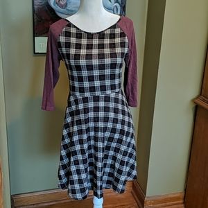 Modcloth plaid dress